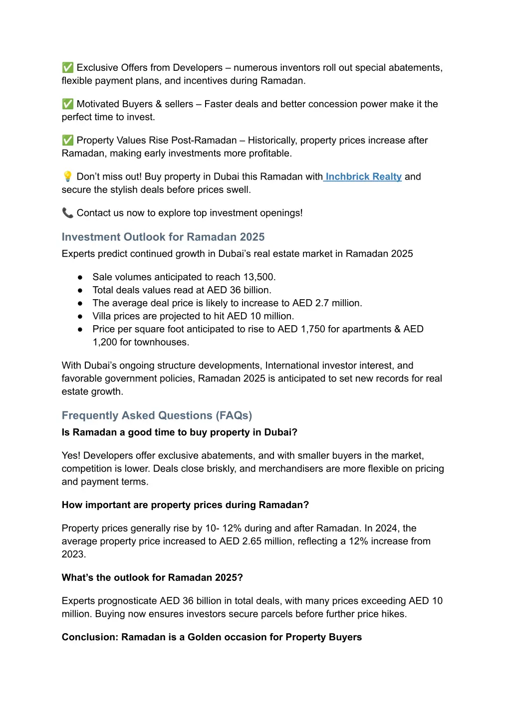 exclusive offers from developers numerous