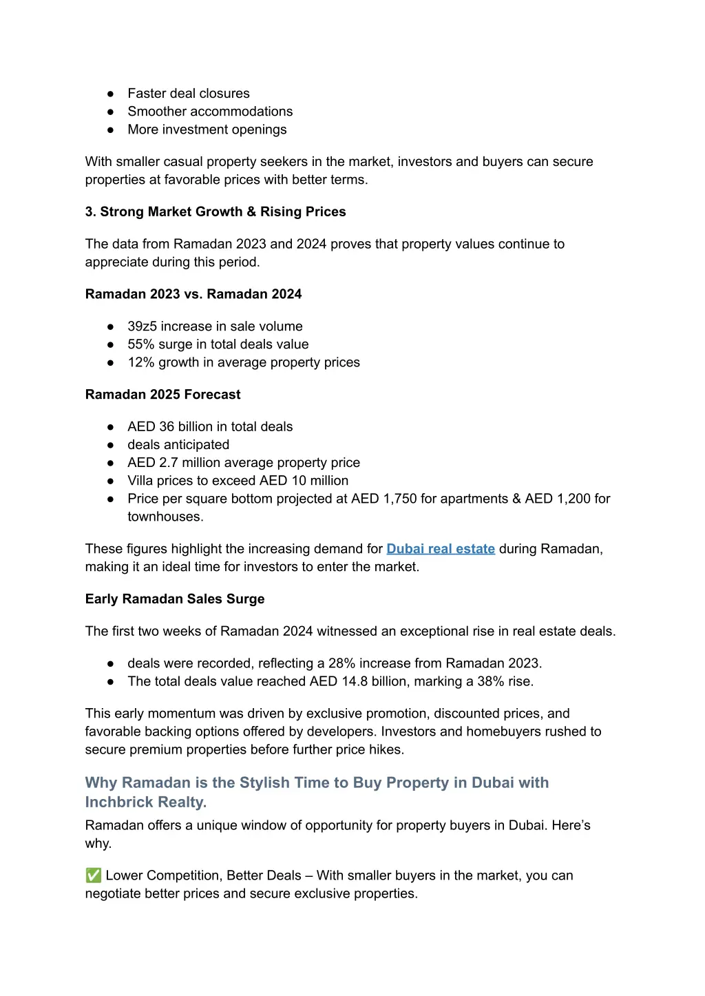 faster deal closures smoother accommodations more