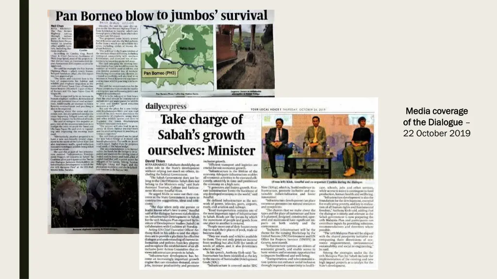 media coverage media coverage of the dialogue