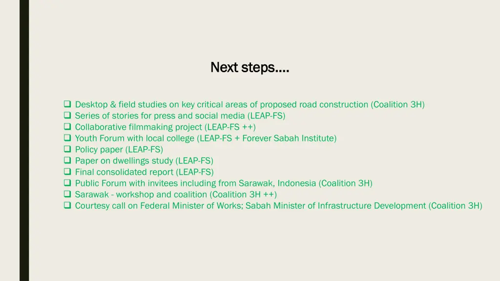 next steps next steps