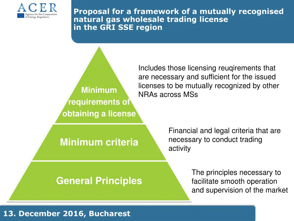 proposal for a framework of a mutually recognised 2