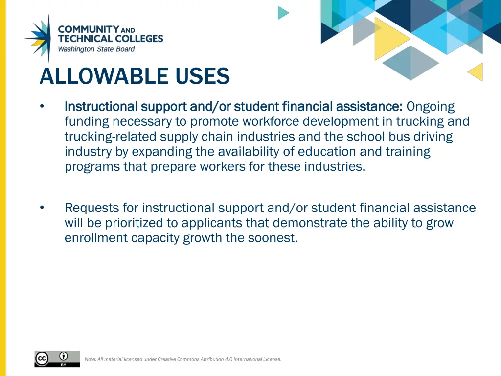 allowable uses 1