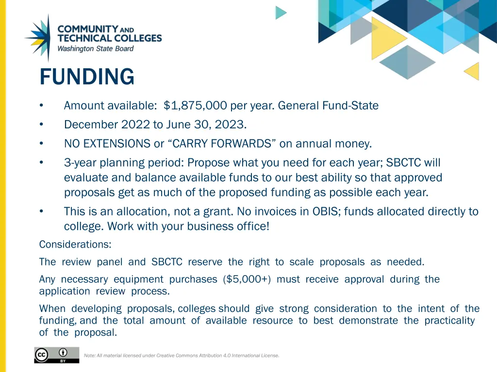 funding