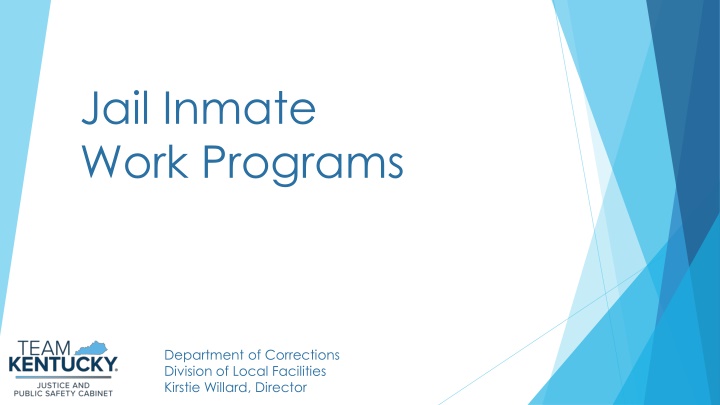 jail inmate work programs
