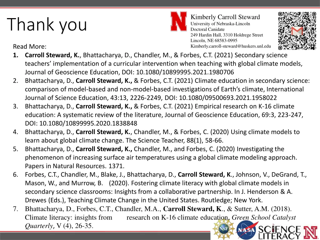 kimberly carroll steward university of nebraska