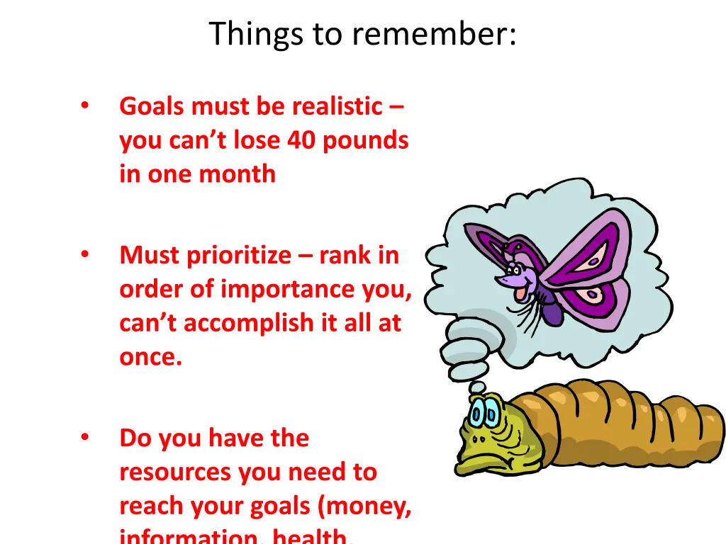 things to remember