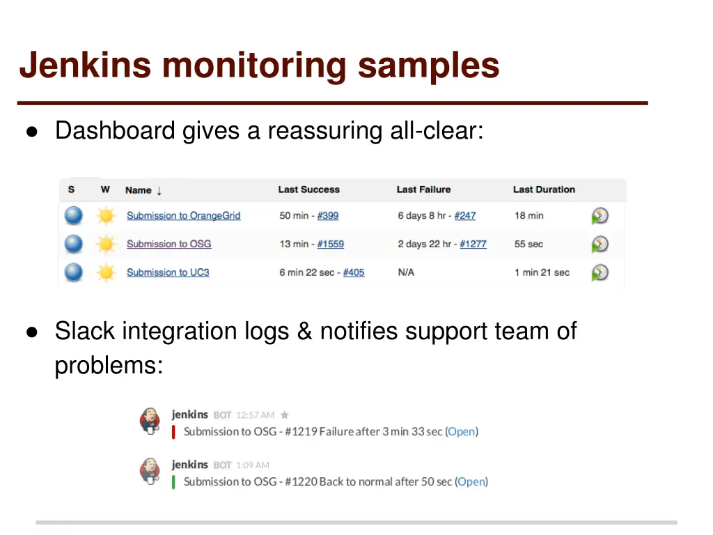jenkins monitoring samples
