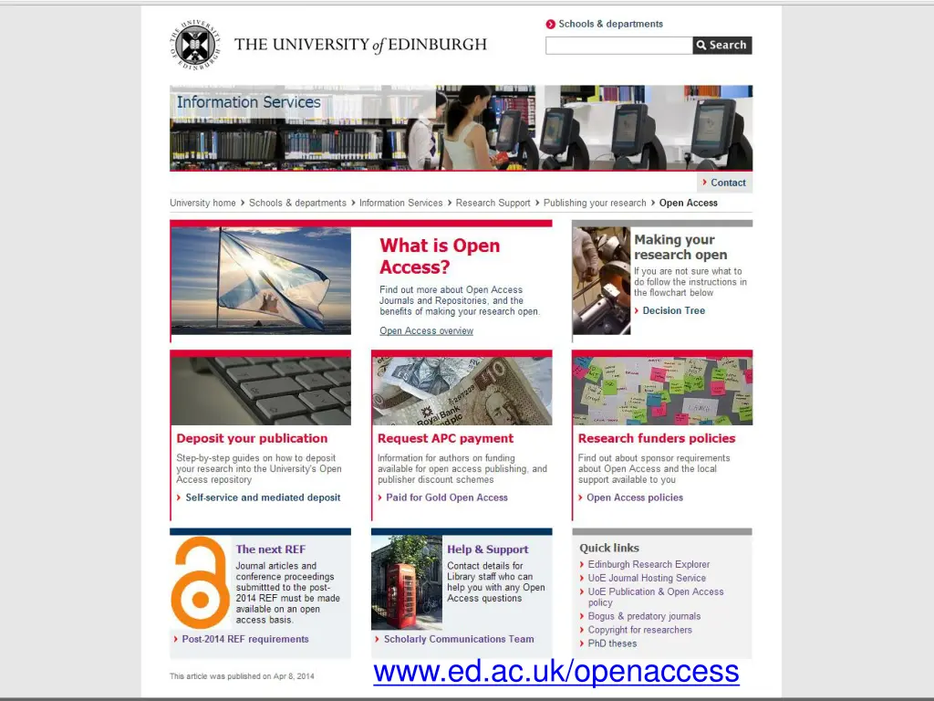 www ed ac uk openaccess