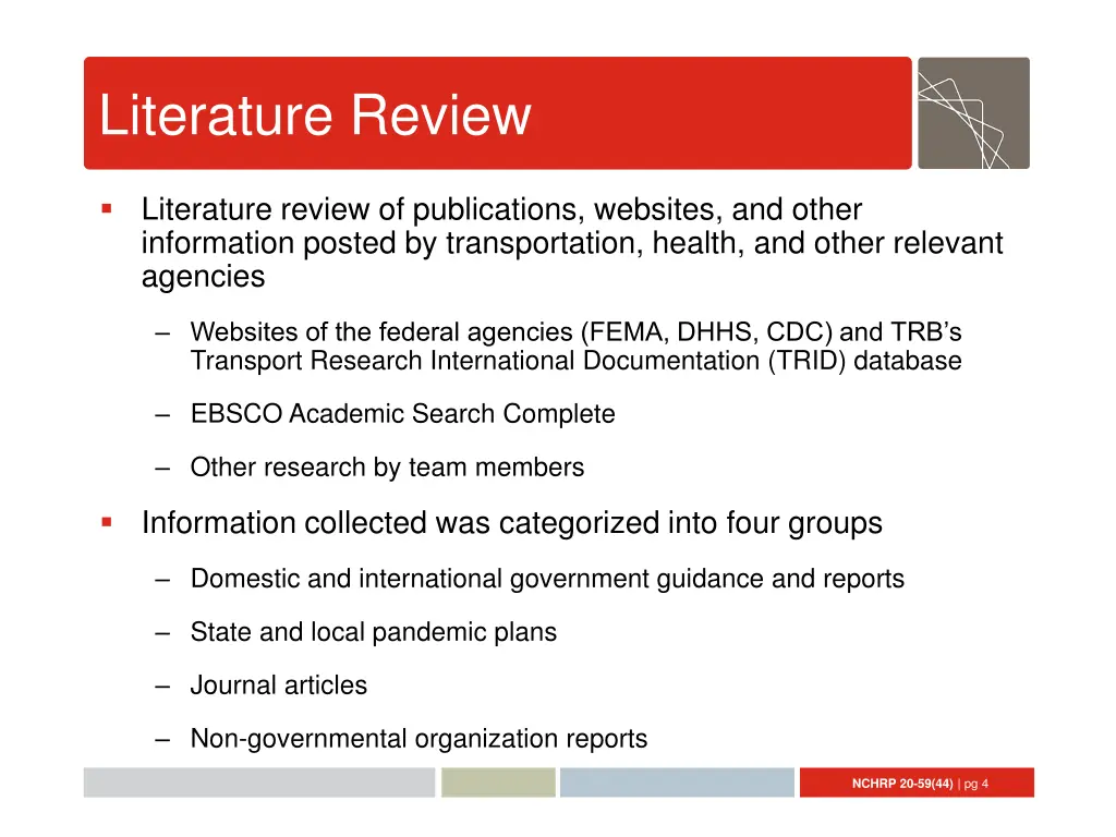 literature review
