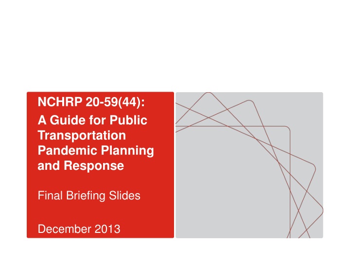 nchrp 20 59 44 a guide for public transportation