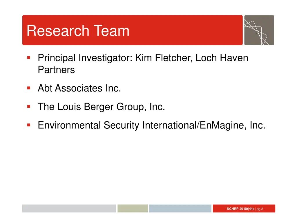 research team