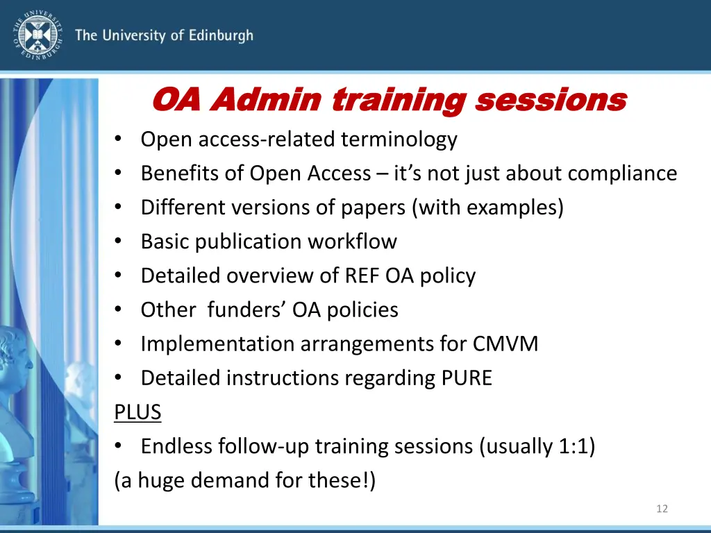 oa admin training sessions oa admin training
