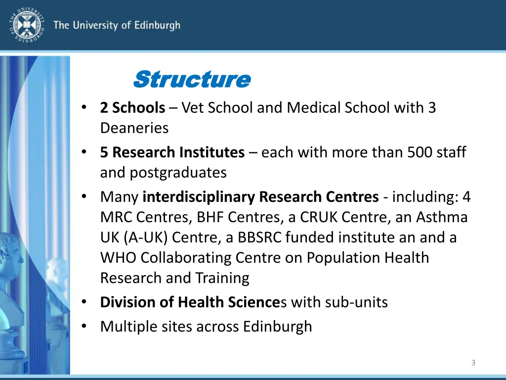 structure structure 2 schools vet school