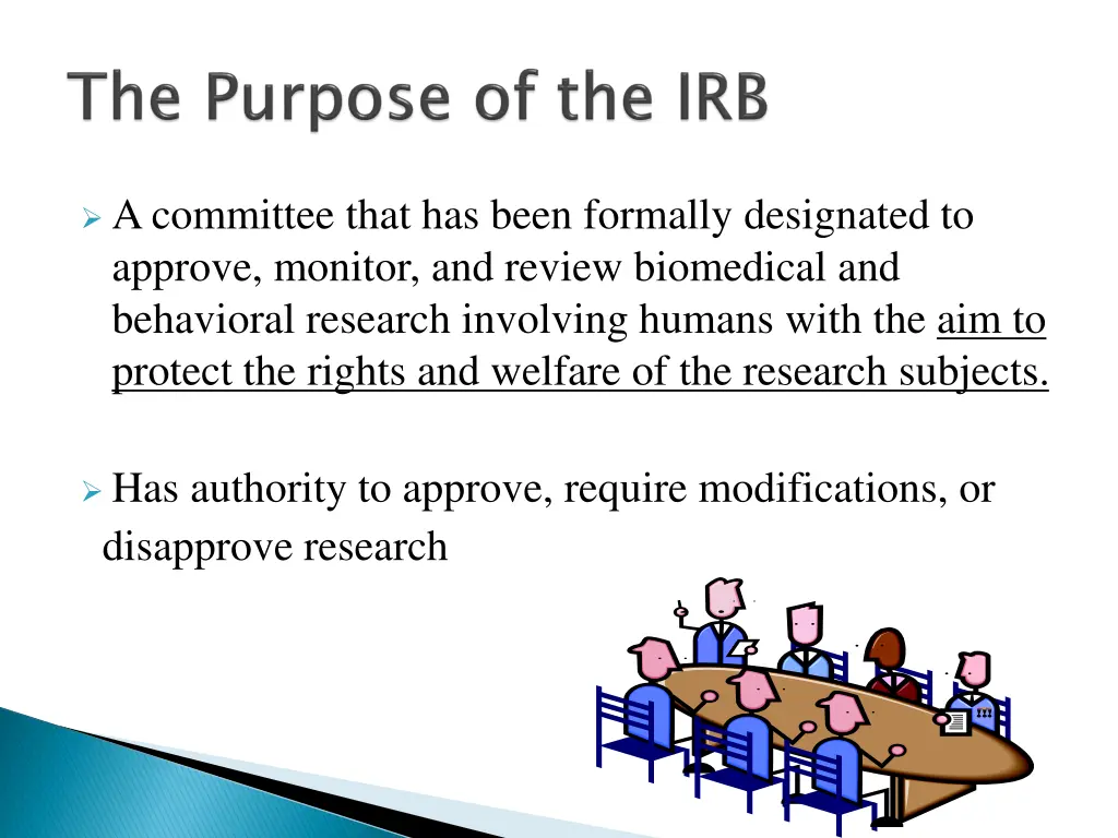 a committee that has been formally designated
