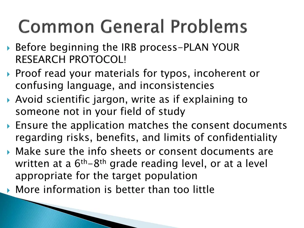 before beginning the irb process plan your