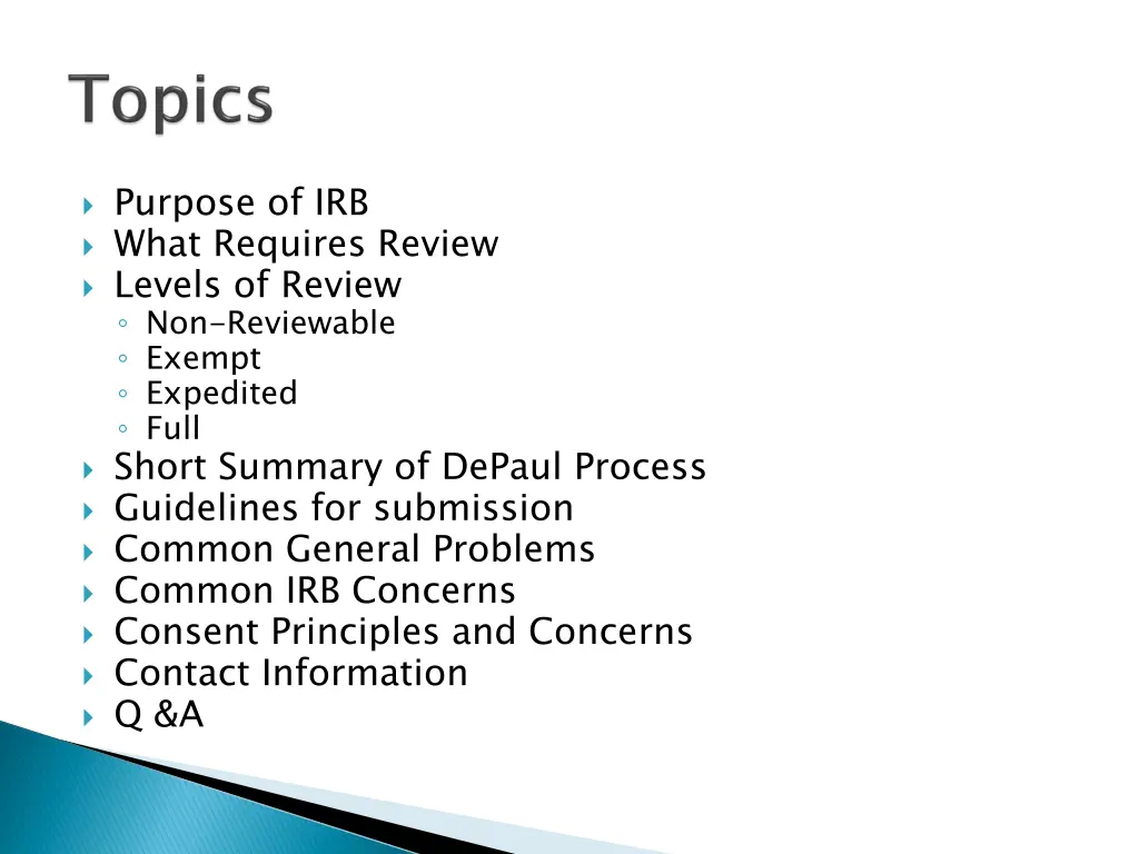 purpose of irb what requires review levels