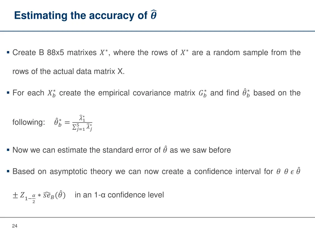 estimating the accuracy of