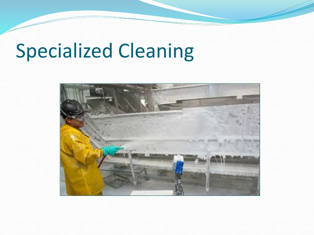 specialized cleaning
