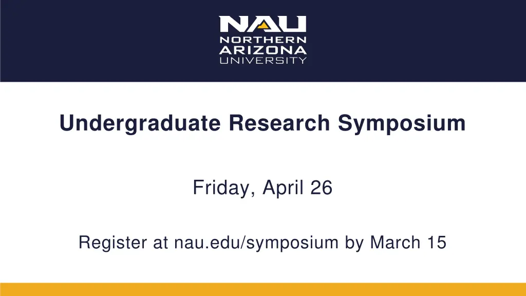 undergraduate research symposium