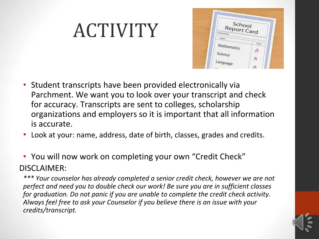 activity