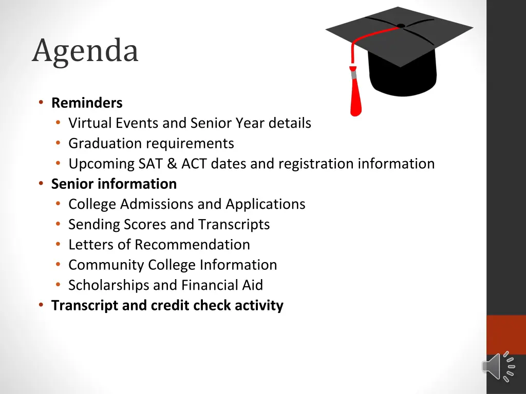 agenda