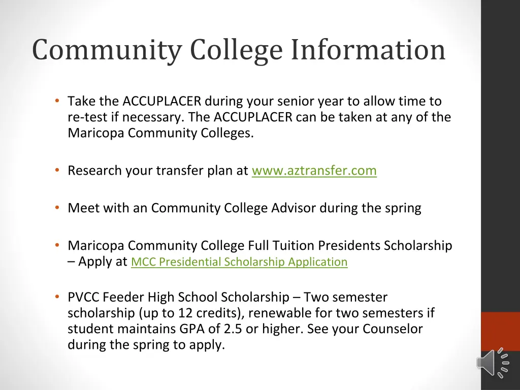 community college information