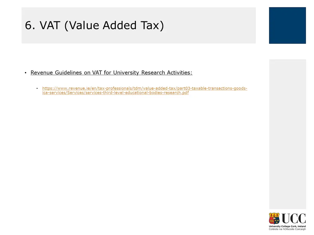6 vat value added tax