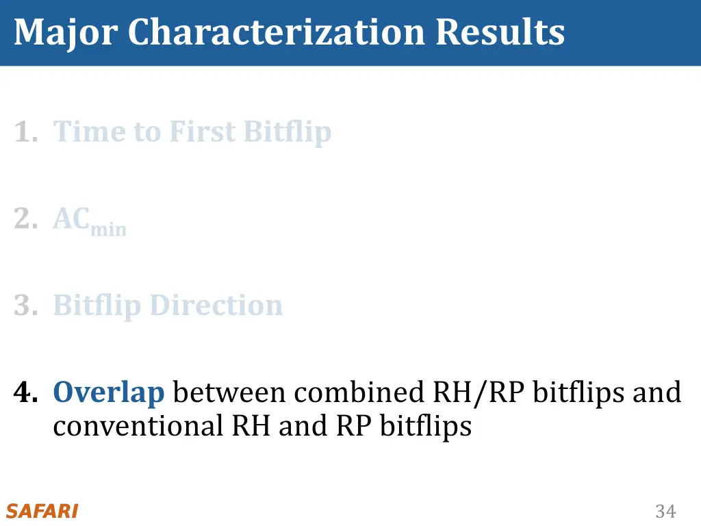 major characterization results 3