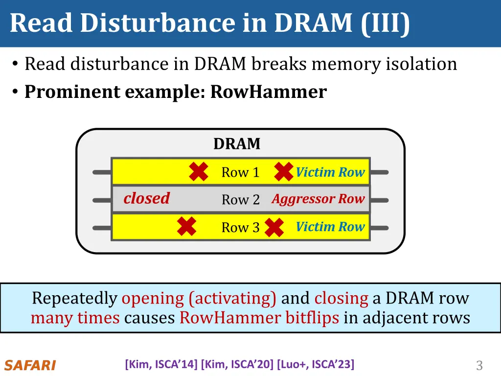 read disturbance in dram iii