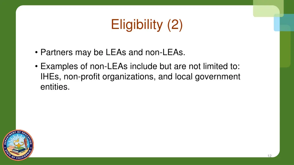 eligibility 2