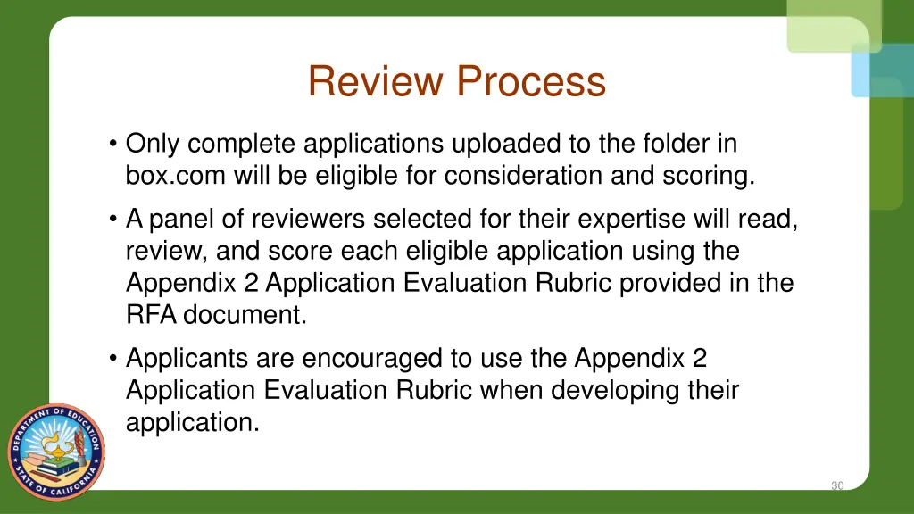 review process