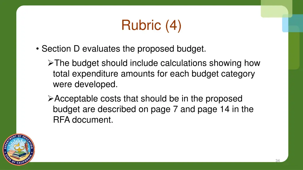 rubric 4