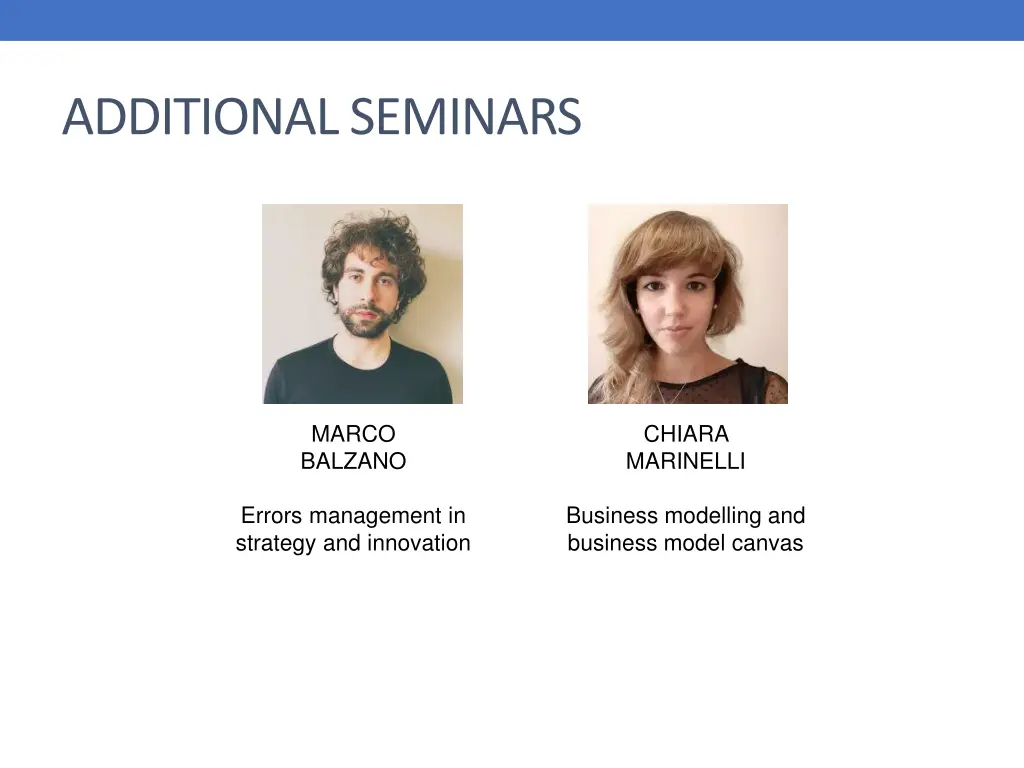 additional seminars