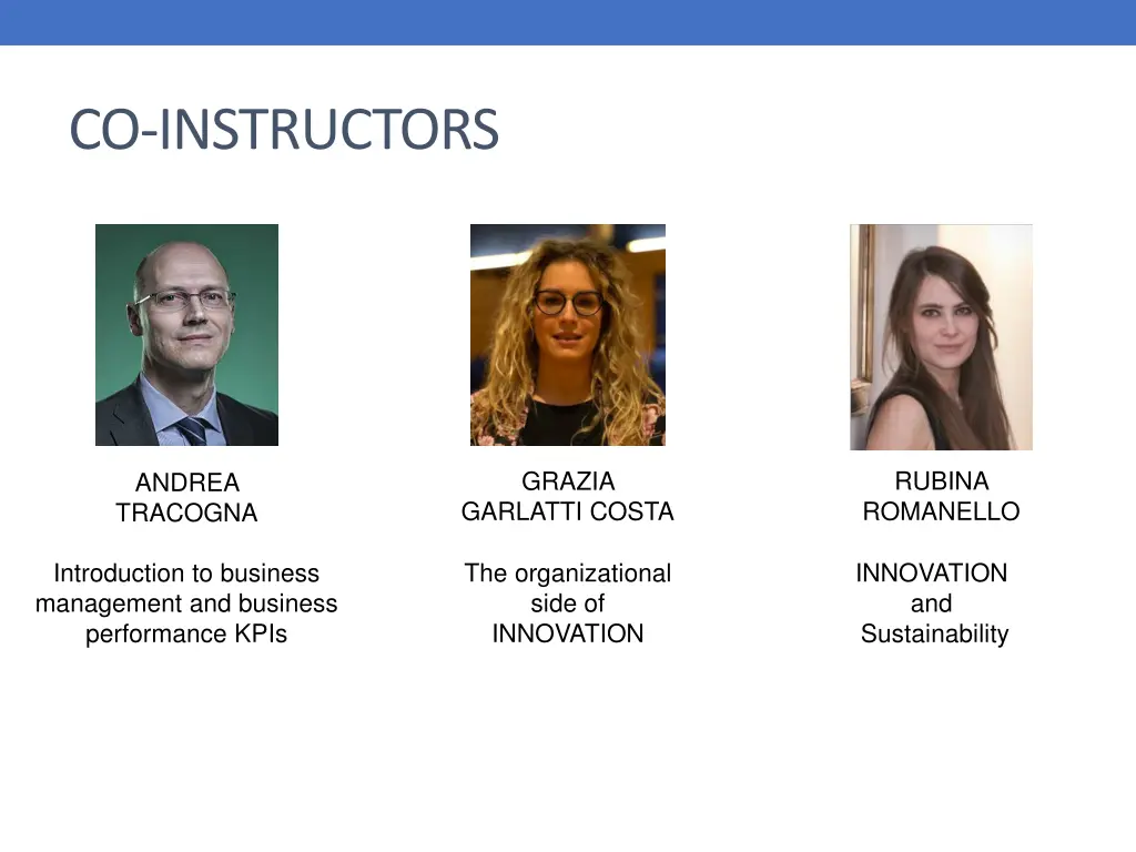 co instructors