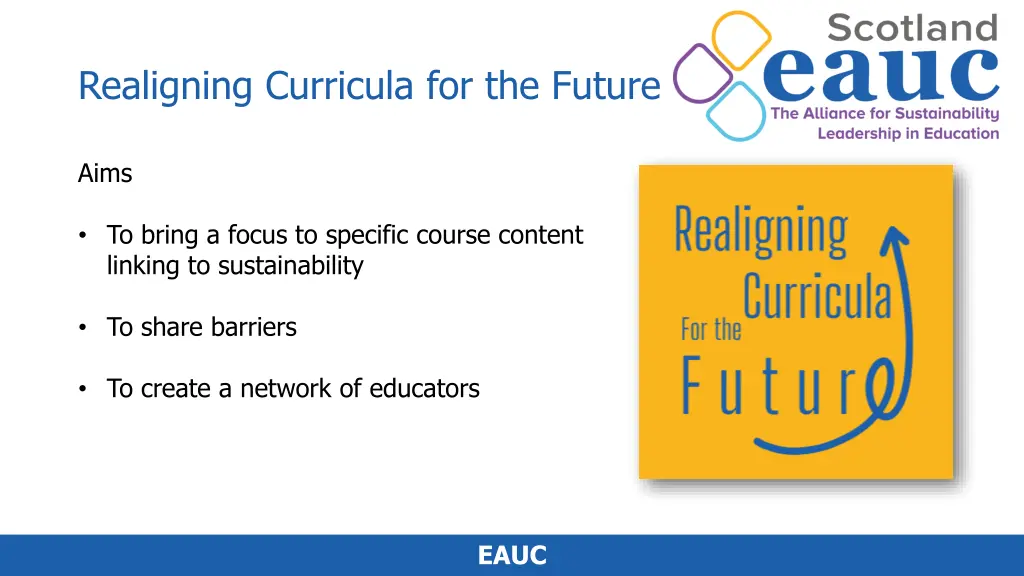 realigning curricula for the future