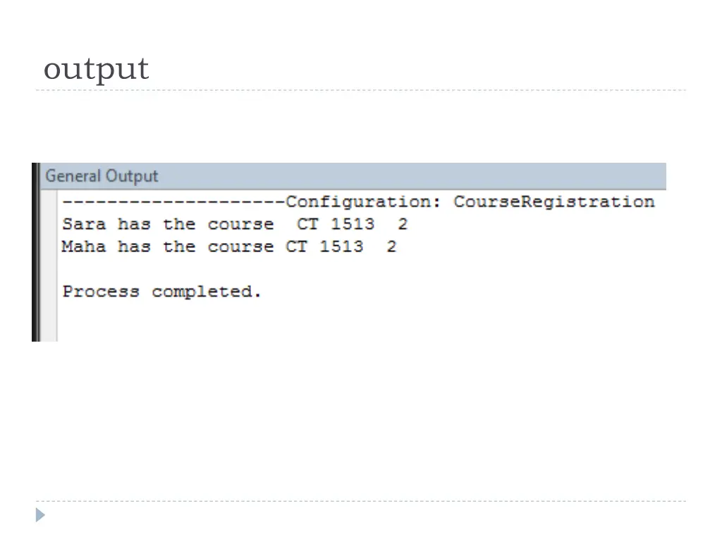 output 1
