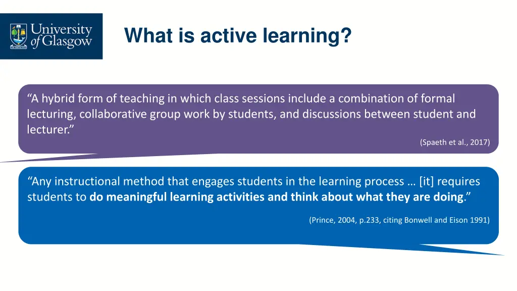 what is active learning