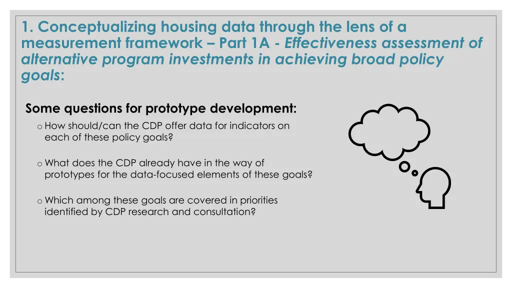1 conceptualizing housing data through the lens 1