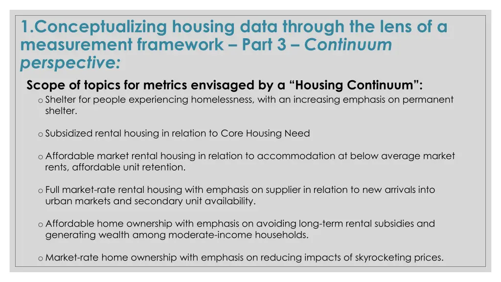 1 conceptualizing housing data through the lens 7
