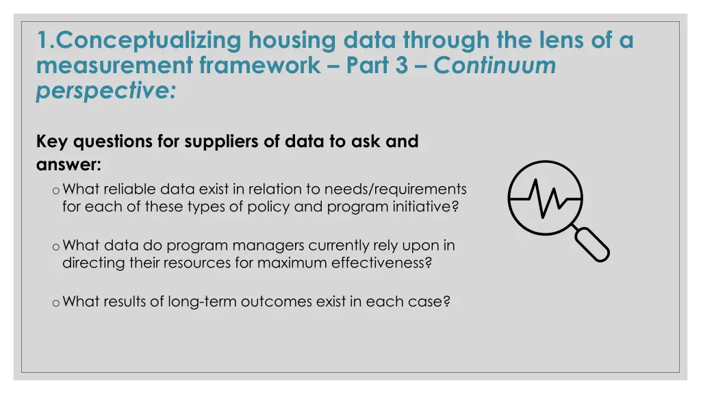 1 conceptualizing housing data through the lens 8