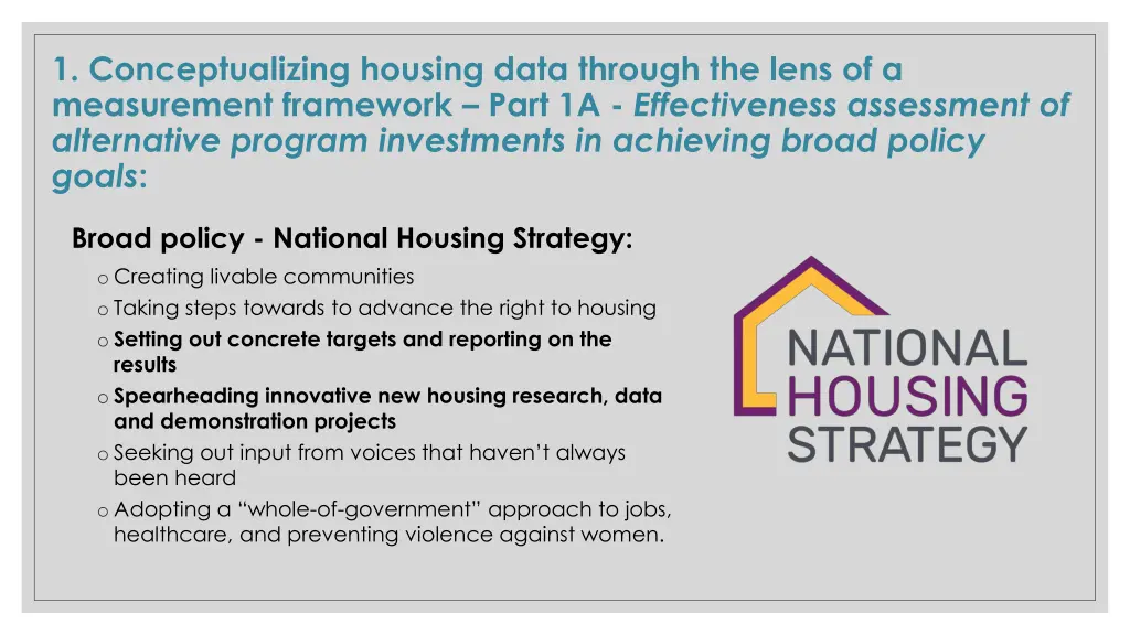 1 conceptualizing housing data through the lens