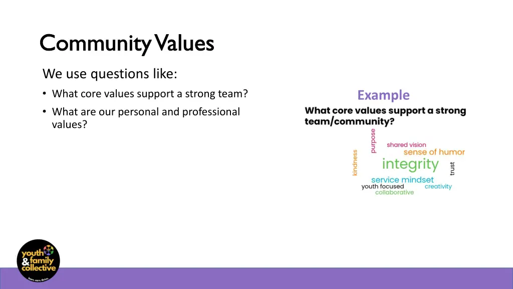 community values