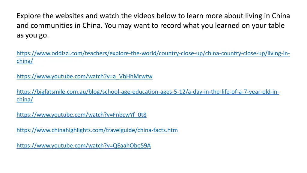 explore the websites and watch the videos below