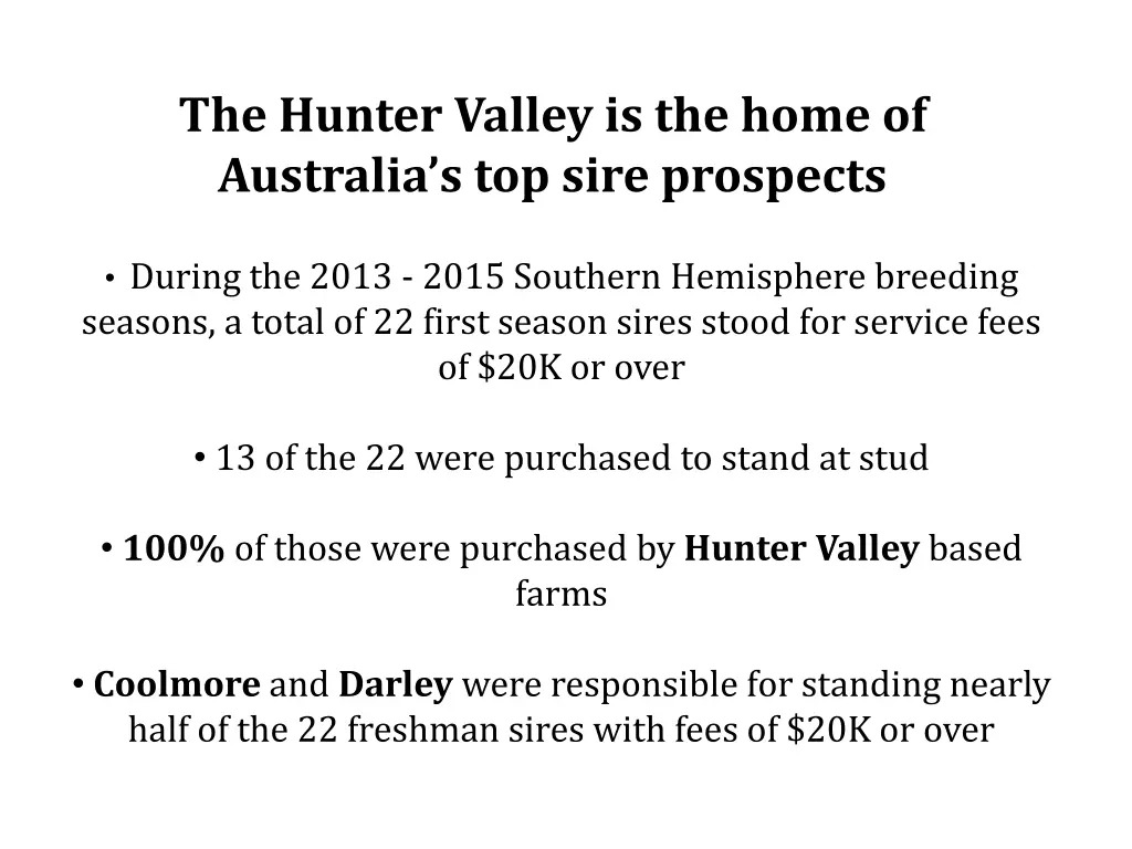 the hunter valley is the home of australia