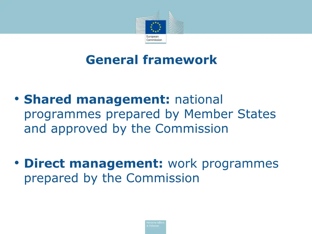 general framework
