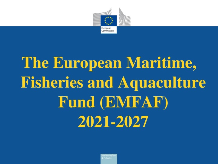 the european maritime fisheries and aquaculture