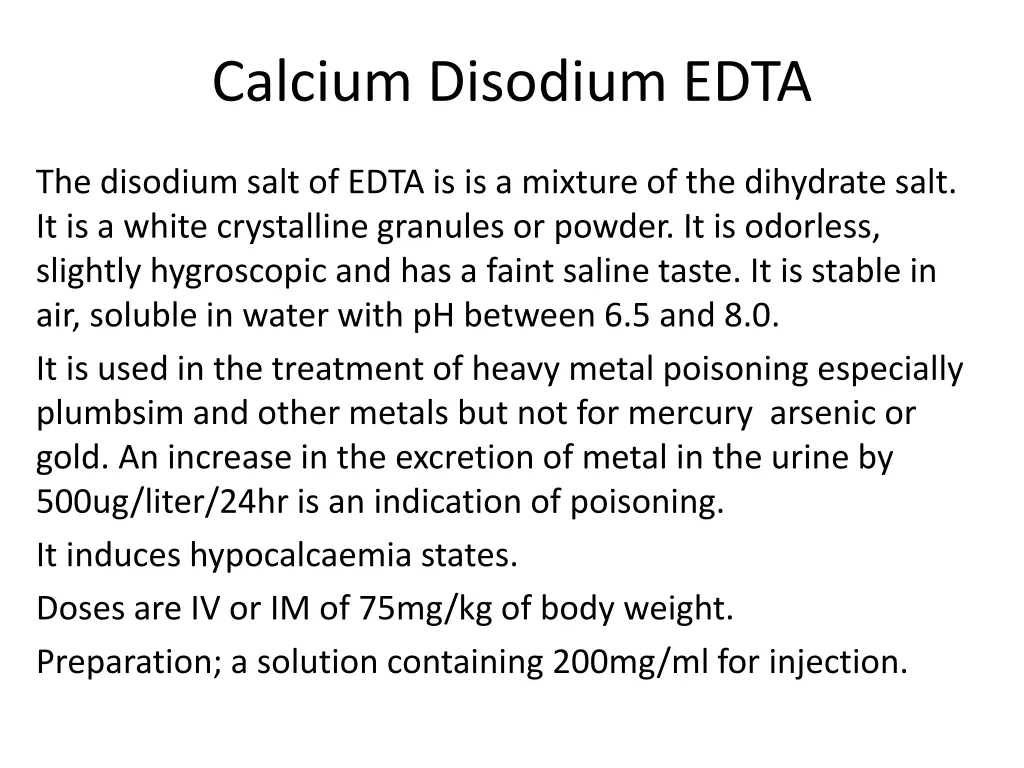 calcium disodium edta