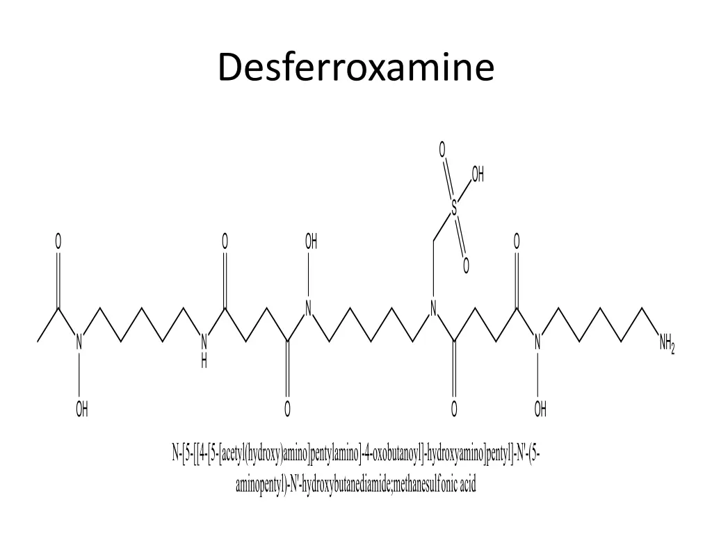 desferroxamine
