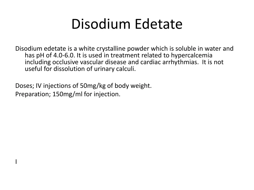 disodium edetate 1