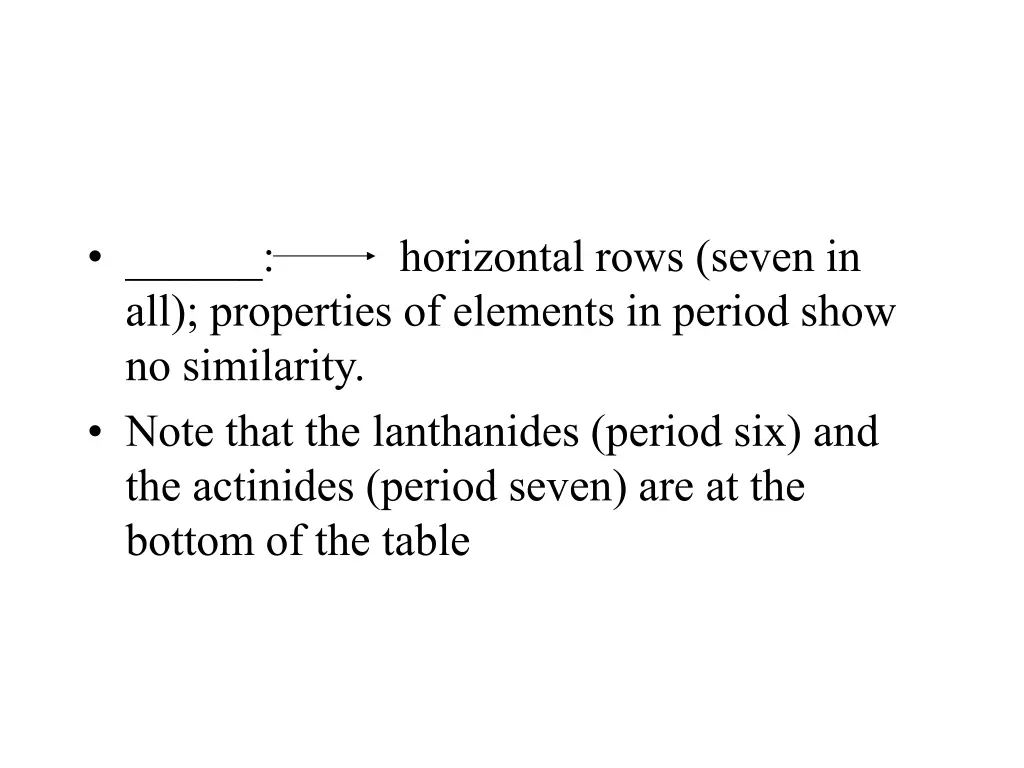 horizontal rows seven in all properties